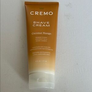 Cremo Coconut Mango Shave Cream - Warm Amber